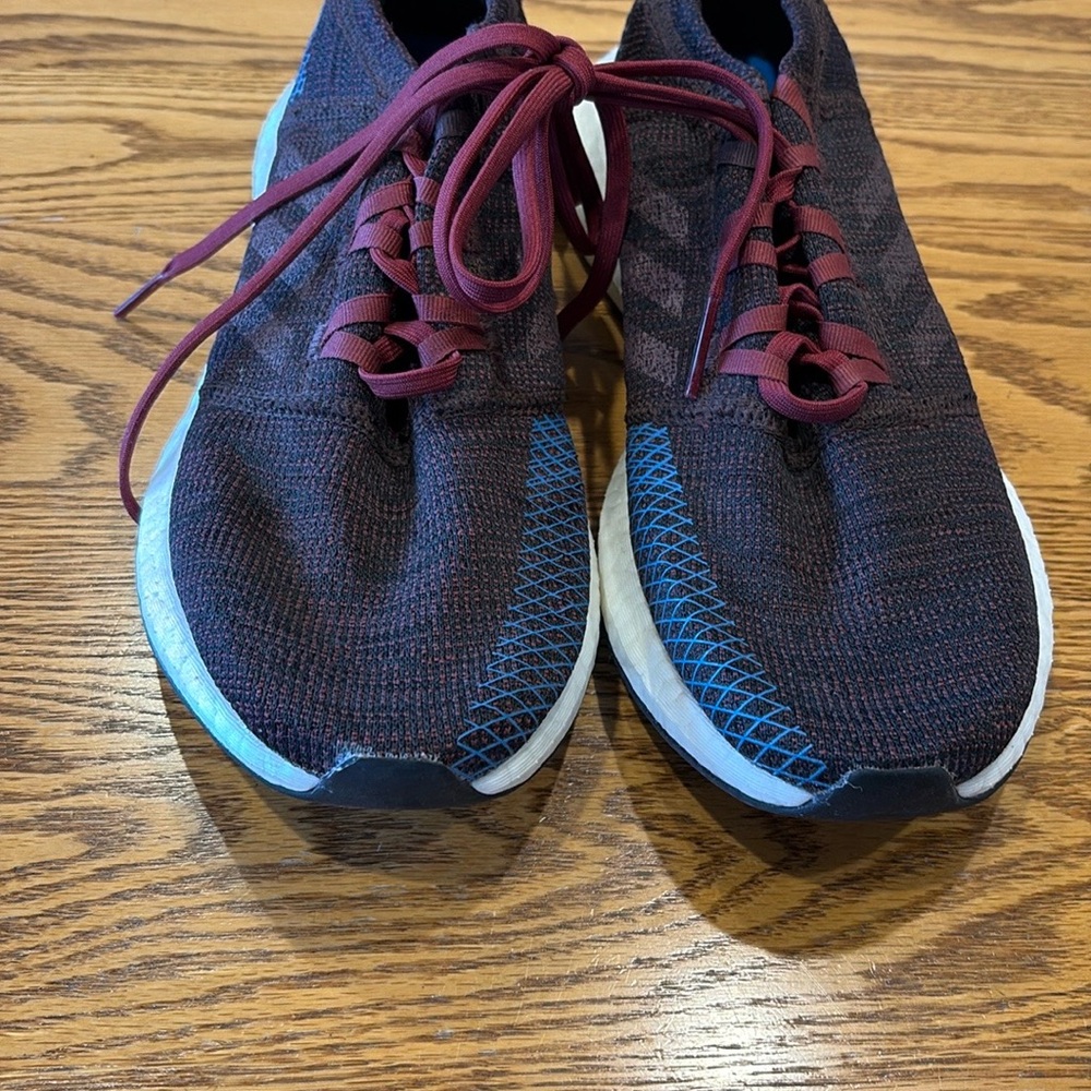 Adidas Men's Pure Boost Athletic Shoes with Lightweight Knit Design